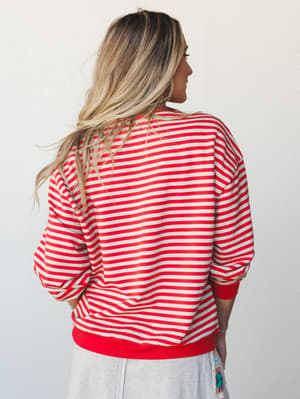 Now and Forever Pullover - Red Orange L / Red Orange