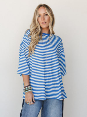 Spring Dream Tee - Blue L / Blue