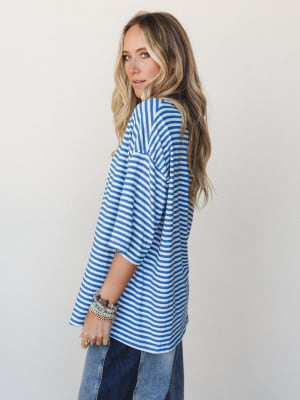 Spring Dream Tee - Blue L / Blue