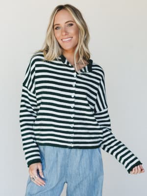Aira Button Down Cardigan: undefined