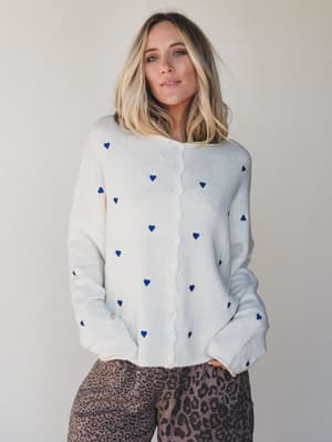 Heart On You Cardigan: undefined
