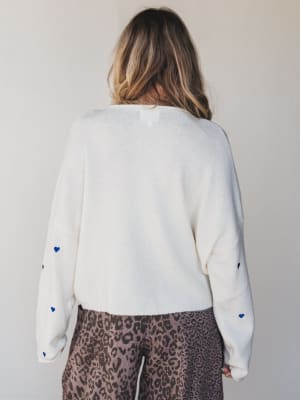 Heart On You Cardigan - Ivory L / Ivory