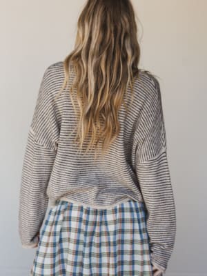 Amara Button Down Cardigan - Natural L / Natural