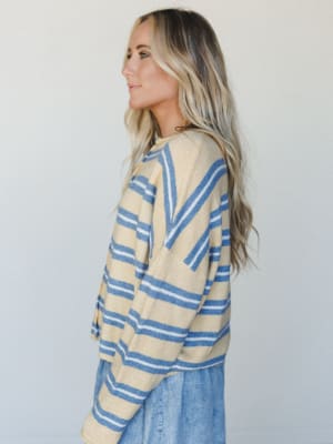 Birdie Button Down Cardigan - Honey L / Honey