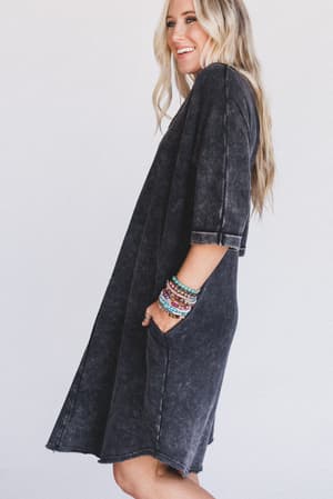 stormy-skies-tee-dress-black/Black