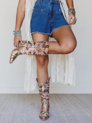Tesha Boot - Rose Garden 10 / Rose Garden