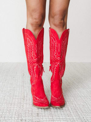 Tess Boot - Red 6 / Red