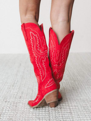 Tess Boot - Red 6 / Red