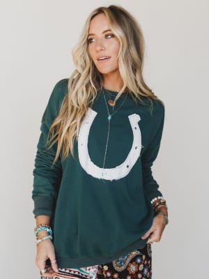 Lucky Lady Sweatshirt - Rainforest L / Rainforest