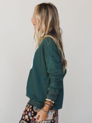 Lucky Lady Sweatshirt - Rainforest L / Rainforest