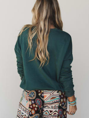 Lucky Lady Sweatshirt - Rainforest L / Rainforest