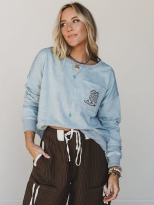 Boots Pocket Sweatshirt: undefined