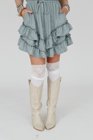 becca-knee-high-socks-white/White