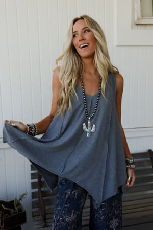 the-nest-drift-away-top-2-tone-charcoal/Gray