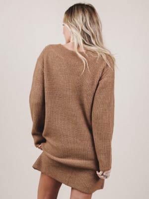 winter-muse-sweater-dress-deep-camel/Deep Camel