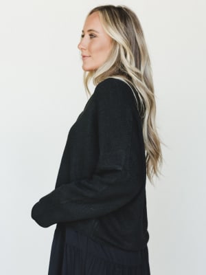 Simply There Cardigan - Black L / Black