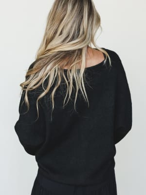 Simply There Cardigan - Black L / Black