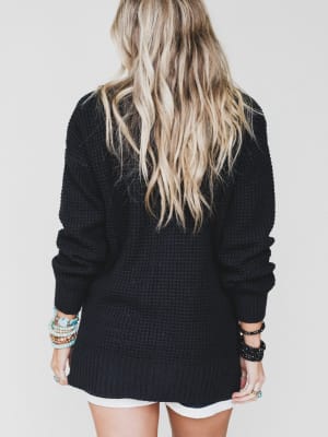 Cuddle Ready Cardigan - Black XL / Black