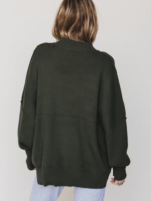The Perfect Sweater - Dark Olive L/XL / Dark Olive