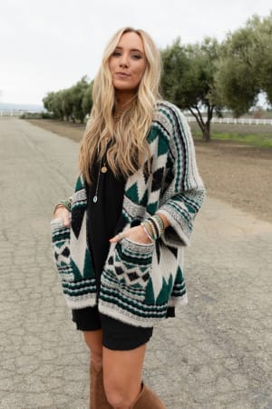 Keep It Up Oversized Cardigan: undefined