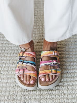 Three's Company Sandals: undefined