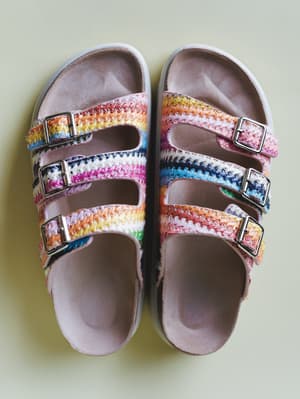 Three's Company Sandals - Multi 6 / Multi
