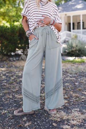The Nest Lyrical Wide Leg Pants: undefined