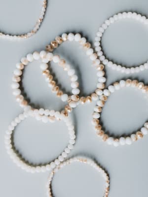 Nyssa Bracelet Set - Beige OS / Beige