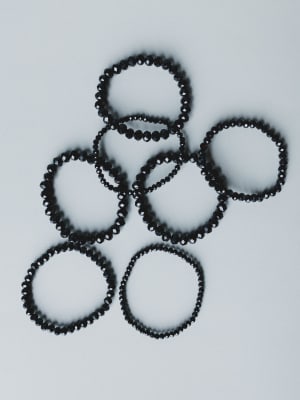 Nyssa Bracelet Set - Black OS / Black