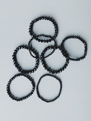 Nyssa Bracelet Set - Black OS / Black