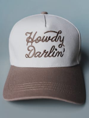 Howdy Darlin Trucker Hat - Ash Mocha OS / Ash Mocha