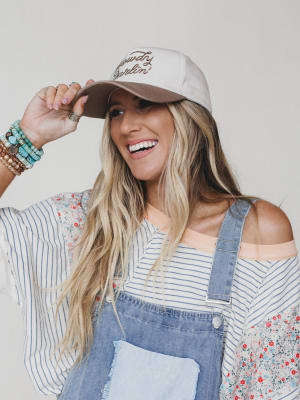 Howdy Darlin Trucker Hat - Ash Mocha OS / Ash Mocha