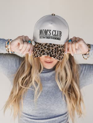 Mom's Club Baseball Hat: undefined