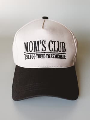 Mom's Club Baseball Hat: undefined