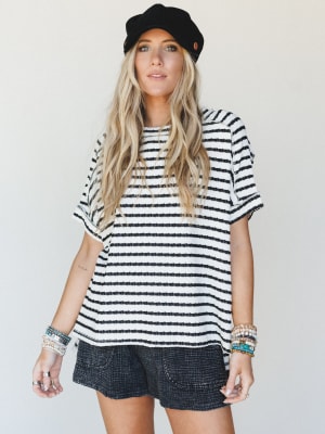 Easy Days Newsboy Cap - Black OS / Black