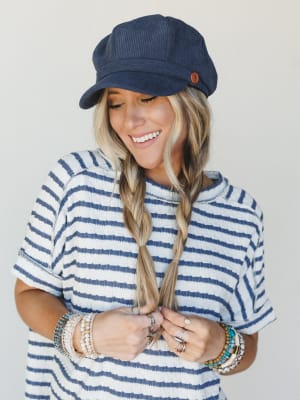Easy Days Newsboy Cap: undefined