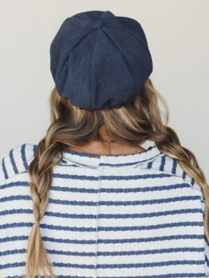 Easy Days Newsboy Cap - Denim Blue OS / Denim Blue