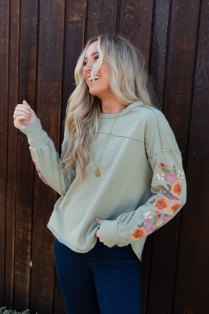 Doriane Embroidered Top: undefined