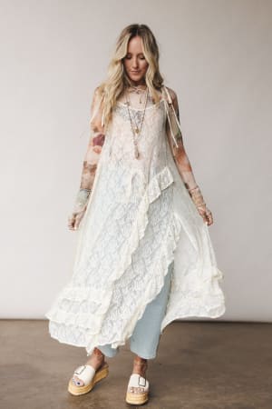 Sweet Perfection Layering Maxi Dress: undefined