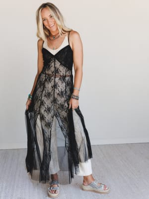 Daydream Notes Dress: undefined