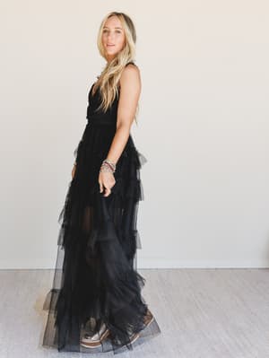isley-lace-tiered-maxi-dress-black/Black