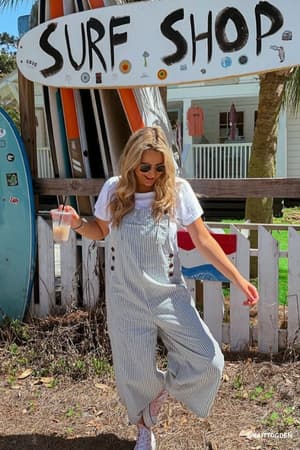 High Hopes Denim Overalls: undefined