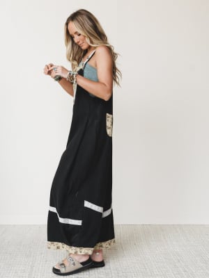 Cozy Hour Jumpsuit - Black S / Black