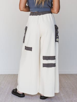 Star Dreams Pants  - Cream L / Cream