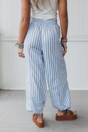 aveline-striped-pants-blue/Blue