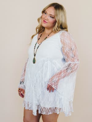 Dreamy Darlin' Dress - Cream S / Cream