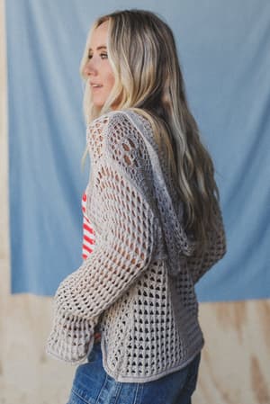 americana-flag-hoodie-beige/Beige
