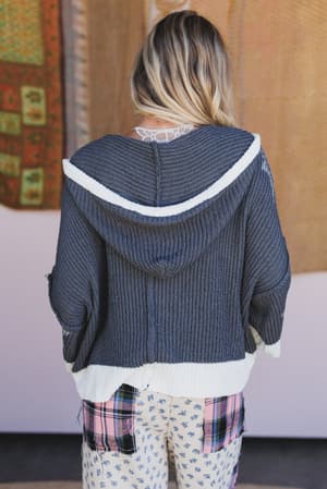 casual-stars-zip-up-hoodie-charcoal/Charcoal