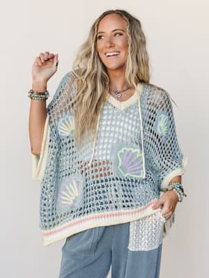 Seaside Trove Top - Seafoam/Banana S / Seafoam/Banana