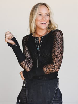 honeythread-top-black/Black